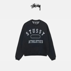 stussy oversized logo crewneck sweatshirt (multi color)​