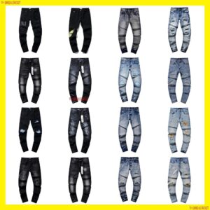​​amiri distressed patchwork jeans (multi wash)​