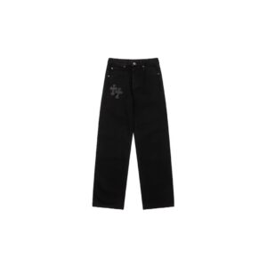 ch cross emblem denim pants