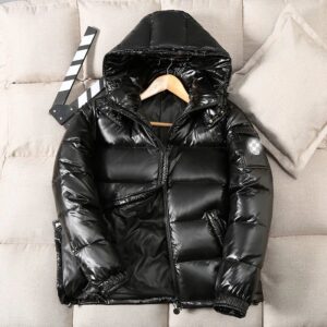 moncler down jacket black