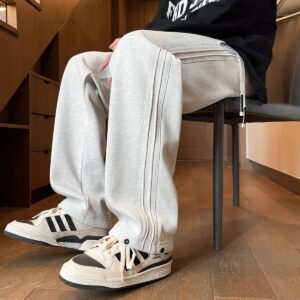 nike men's autumn sweatpants+white and black