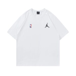 air jordan spring 2025 graphic tee (white and black)