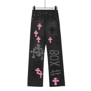 chromeheart cross denim pants