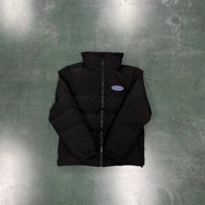 trapstar hyperdrive puffer jacket, blue
