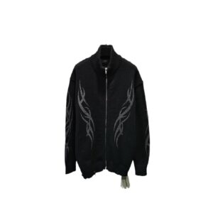​​balenciaga 2024 celtic knot intarsia cardigan