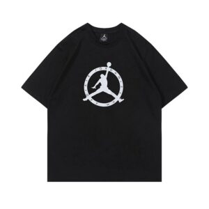jordan 2025 spring printed t shirt（white and black）