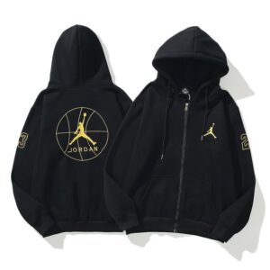 clot x air jordan embroidery hoodie black
