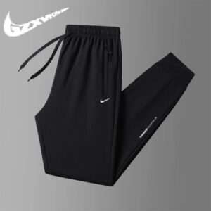 nike men's tencel sport pants+black and gray