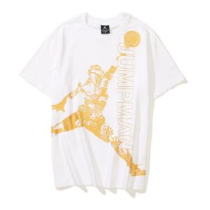 air jordan spring summerlogo tee (black and white)