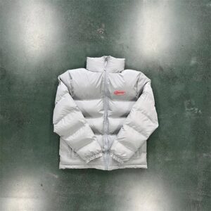 trapstar hyperdrive puffer jacket, blue