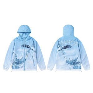 trapstar hooded jacket, multicolor