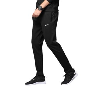 nike winter trendy warm joggers black