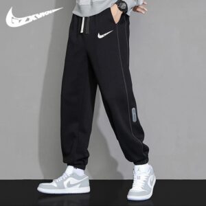 nike men's winter jogger pants+black and gray