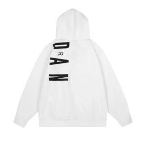 air jordan 2025 fall winter hoodie (white and black)