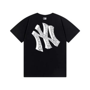 mlb logo t shirt（black and white）