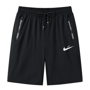 nike men's summer sports shorts+black and gray