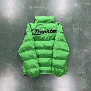 trapstar hyperdrive puffer jacket, blue