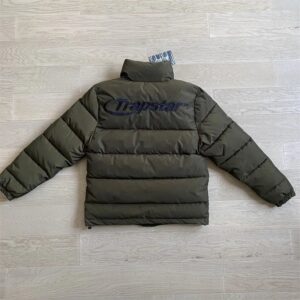 trapstar hyperdrive puffer jacket, blue