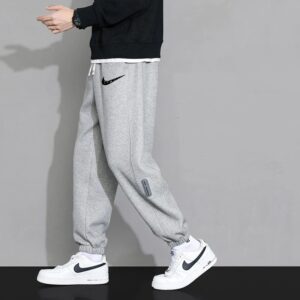 nike men's winter jogger pants+black and gray