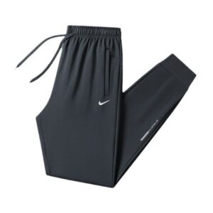 nike men's tencel sport pants+black and gray