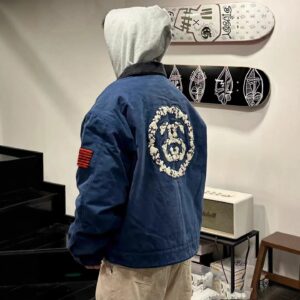 stu x dt vintage work jacket blue