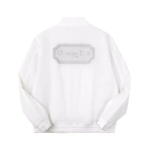 di embroidered logo jacket