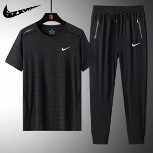 nike short sleeved sport set （ multiple colors）