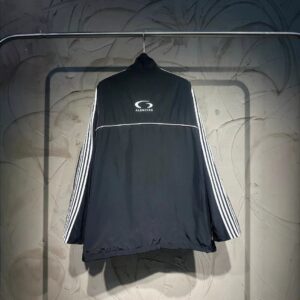 balenciaga striped jacket black