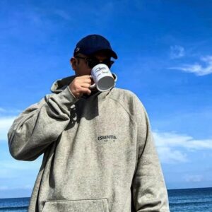 ​​essentials fw23 oversized hoodie (multi color)​