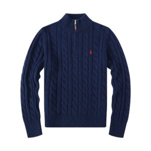 classic cable knit sweater