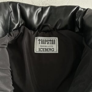 trapstar ice puffer jacket black