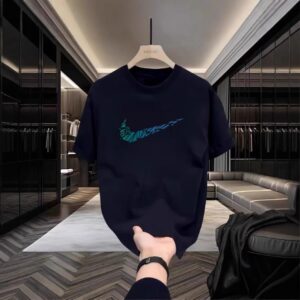 nike summer trendy casual t shirt+white and black