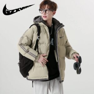 nike winter hooded men's jacket+multiple colors