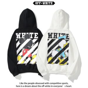 off white hoodie multi color
