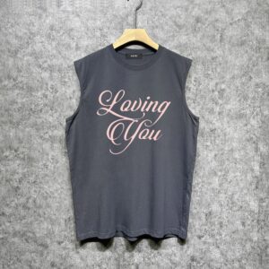 sleeveless loving you tee