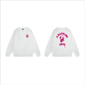 stussy black crew sweatshirt