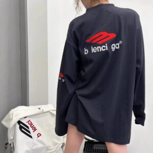 paris b logo embroidered tee