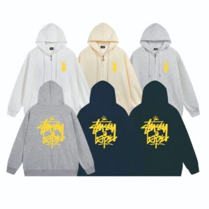 stussy hoodie unisex black