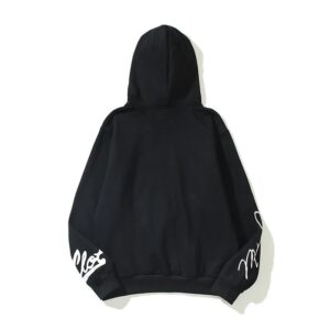 jordan hooded graphic sweatshirt（black and white）