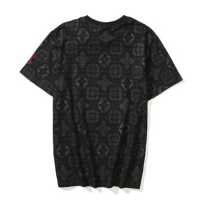 jordan x edison chen fly print tee (white and black)