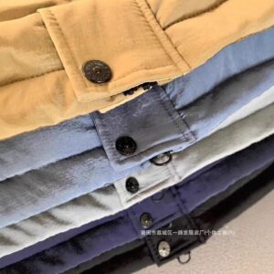 stone island down jacket multicolor