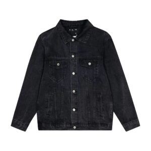 paris b letter denim jacket