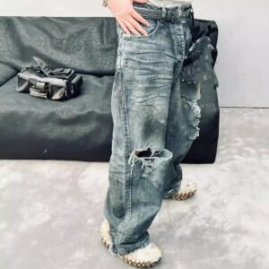 paris b distressed jeans