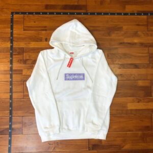 supreme hooded logo hoodie