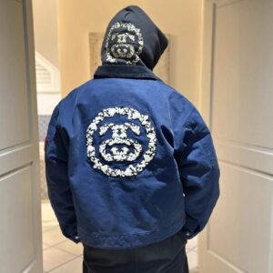 stu x dt vintage work jacket blue