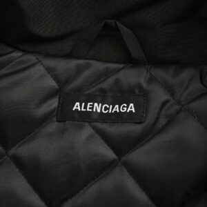balenciaga dual ring jacket black