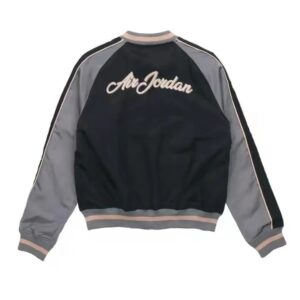 air jordan embroidered bomber jacket, multi