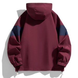 nike men's casual jacket +red and black