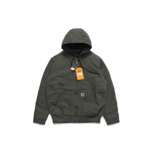 carhartt canvas hooded jacket, multicolor