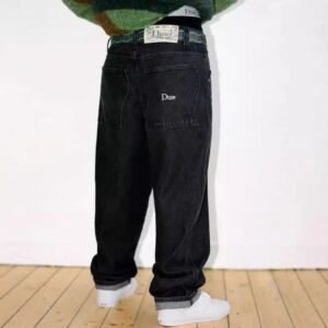 dimebaggy denim pants